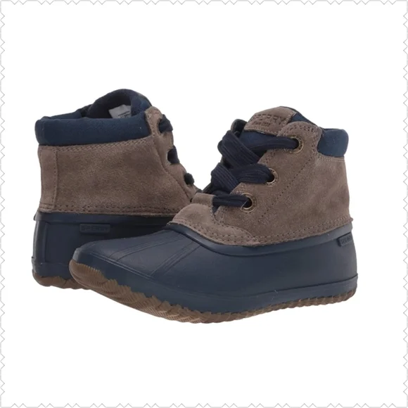 SPERRY Women's Breakwater Duck Suede Rain Boots, 8M - Picture 1 of 6